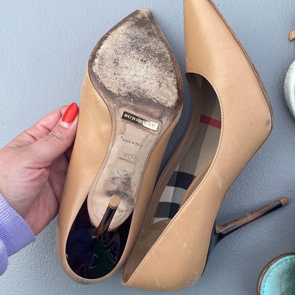 Burberry used pumps /nude - Picture 2 of 4